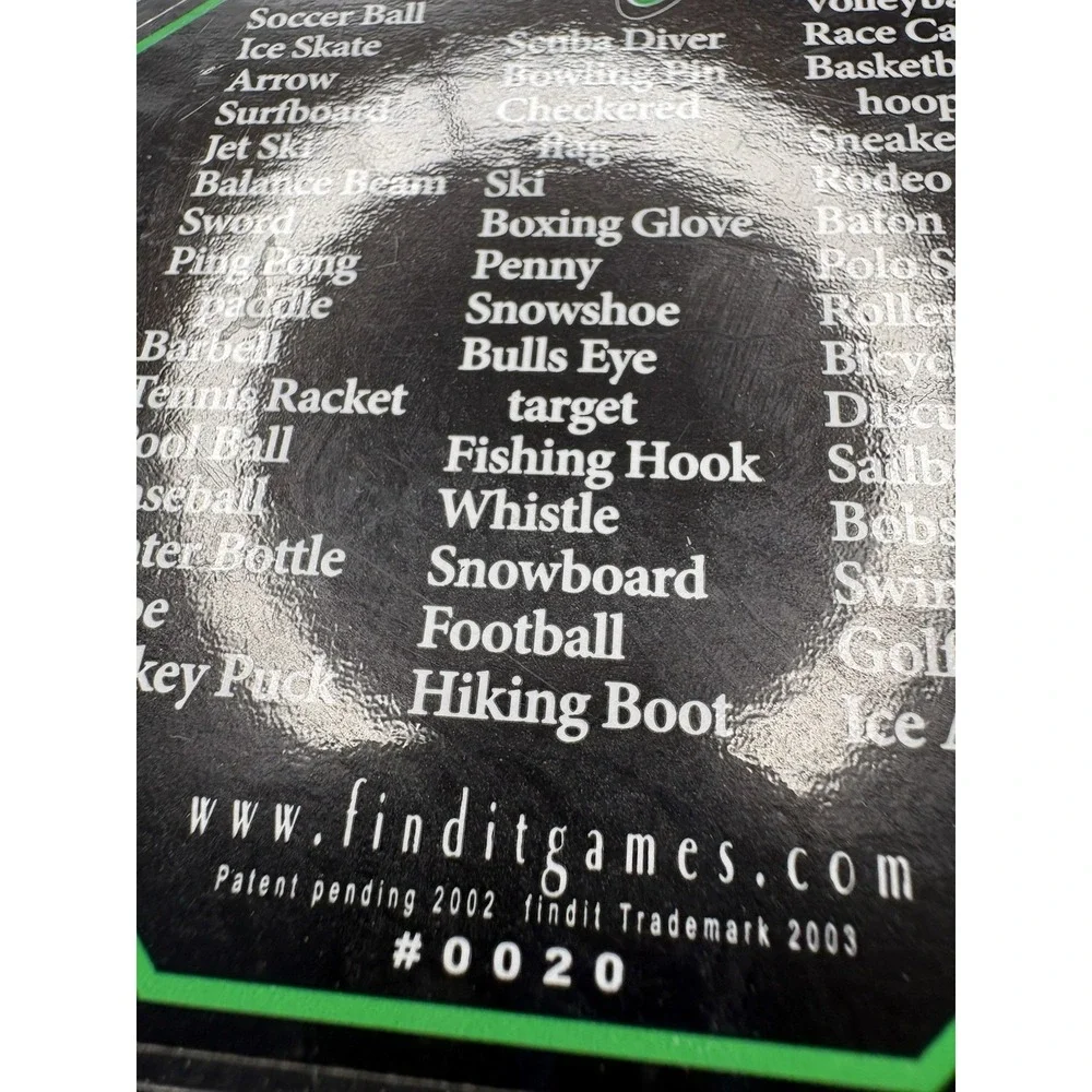 2002 Find It Travel Game Classroom Homeschool Fun Literacy Search Skills Sports